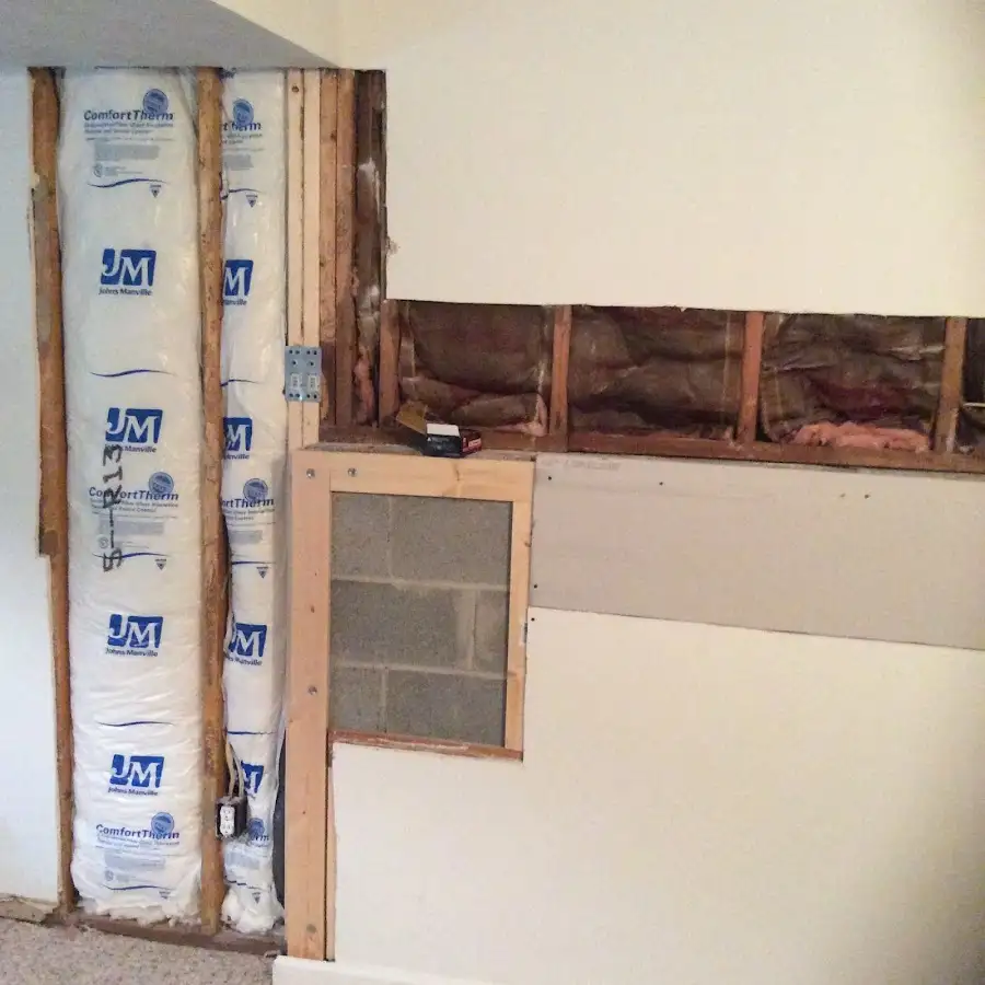 Wall insulation replacement during Odor Removal & Deodorization in Canyon